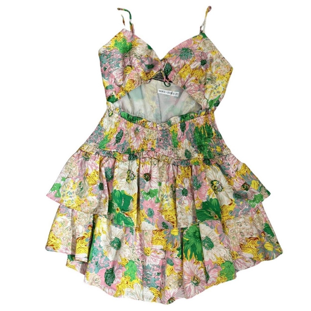 Floral Cut Out Dress
